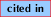 cited in