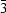 {\bar 3}