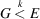 [\displaystyle G\mathrel{\mathop \lt^k} E]
