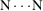 [{\rm N}\cdots{\rm N}]