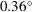 [0.36^{\circ}]