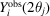 [Y_i^{\rm obs}(2\theta_j)]