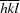 [{\overline h}{\overline k}{\overline l}]
