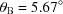 [\theta_{\rm B} = 5.67^\circ]