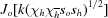[{J_o}[k({{\chi _h}{\chi _{\overline h}}{s_o}{s_h}})^{1/2}]]
