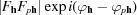 [|{F_{\bf{h}}}{F_{p{\bf{h}}}}|\exp i({\varphi _{\bf{h}}} - {\varphi _{p{\bf{h}}}})]