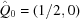 [{\hat Q}_0 = (1/2,0)]
