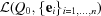 [{\cal L}(Q_0,\{ {\bf e}_i\}_{i = 1,\ldots, n})]