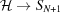 [{\cal H} \to S_{N+1}]