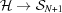 [{\cal H} \to {\cal S}_{N+1}]