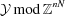 [{\cal Y}\, {\rm mod}\, {\bb Z}^{nN}]