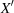[X^\prime]