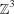[{\bb Z}^3]