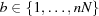 [b \in \{ 1,\ldots, nN\}]