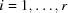[i = 1,\ldots, r]