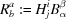 [ R^a_b: = H^i_jB^\beta_\alpha]