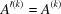 [A^{\prime(k)} = A^{(k)}]