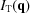 [{I_{\rm T}}({\bf{q}} )]
