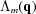 [{\Lambda _m}({\bf{q}} )]