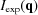 [{I_{\exp }}({\bf{q}} )]