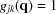 [{g_{jk}}({\bf{q}} ) = 1]