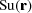 [{\rm Su} ({\bf{r}} )]