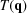 [T({\bf{q}} )]