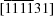 [[{\overline 1}{\overline 1}{\overline 1}{\overline 1}31]]