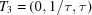 [T_{3} = (0,{{1} / {\tau}},\tau)]