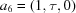 [a_{6} = (1,\tau,0)]