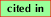 cited in