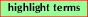 highlight terms