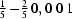 [\textstyle{1\over5}\,\textstyle{-{2\over5}}\,0, 0\,0\,1]