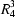 R_{4}^{3}