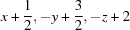 [x+{\script{1\over 2}}, -y+{\script{3\over 2}}, -z+2]