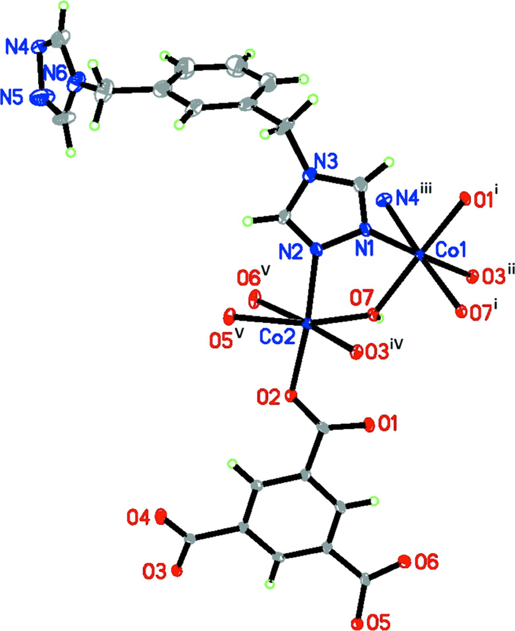 Iucr Construction Of Connected Three Dimensional Cobalt Ii And