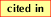 cited in