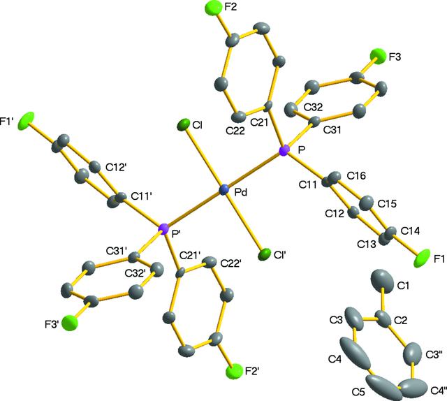 Iucr Trans Dichlorobis Tris Fluorophenyl Phosphine