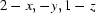 2-x, -y, 1-z
