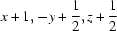 [x+1, -y+{\script{1\over 2}}, z+{\script{1\over 2}}]