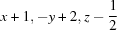 [x+1, -y+2, z-{\script{1\over 2}}]
