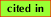 cited in