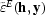 [\tilde \varepsilon ^E ({\bf h}, {\bf y})]