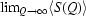 [\lim_{Q\rightarrow\infty}\langle S(Q)\rangle]