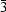 \bar{3}