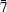 \bar{7}