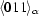 [\langle {011} \rangle _{\alpha}]