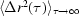 [\langle\Delta r^{2}(\tau)\rangle_{\tau \rightarrow \infty}]