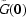 [\tilde{G}(0)]