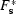 [F_{\bf s}^{\,*}]